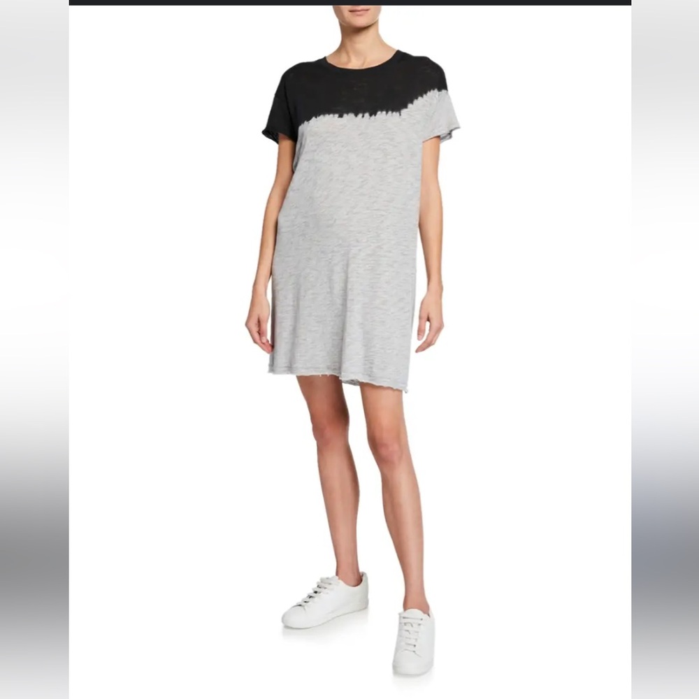 ATM Anthony Thomas Melillo dip dye slub knit t-shirt dress